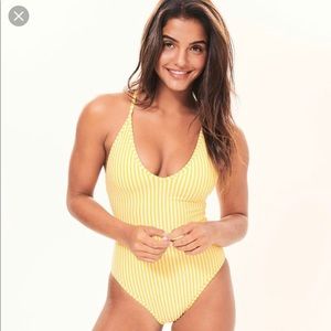 Abercrombie seersucker Swimsuit, bathing suit